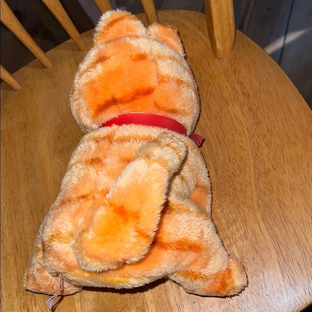 Vintage Ty Orange and Cream Cat Plush Garfield 2004